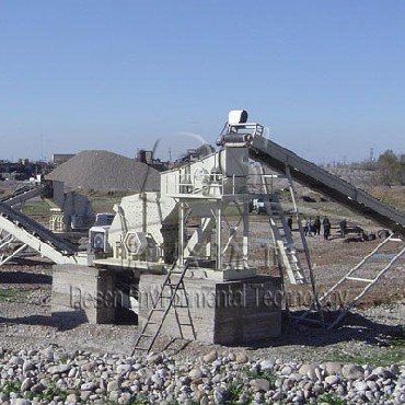 Chile 50T/H Gravel Crushing Line